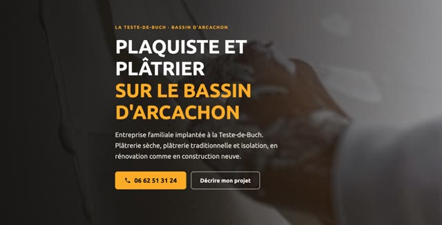 Site refait — plâtrerie, La Teste-de-Buch