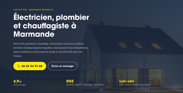 Site refait — chauffage et énergies, Sainte-Bazeille