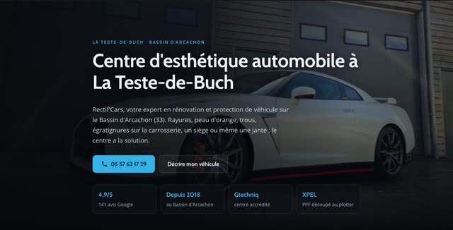 Site refait — station de lavage automobile, La Teste-de-Buch