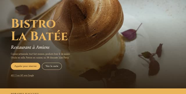 Site refait — bistro, Amiens