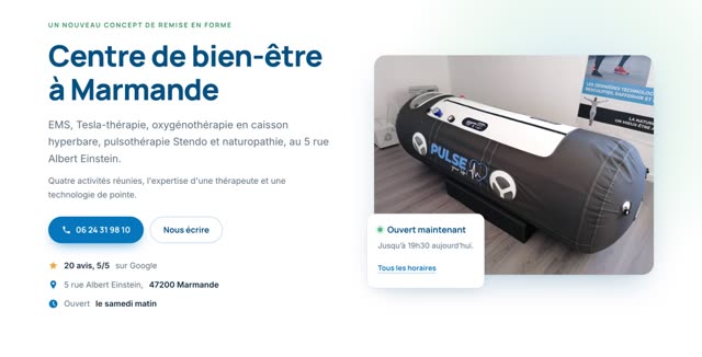 Site refait — centre de bien-être, Marmande